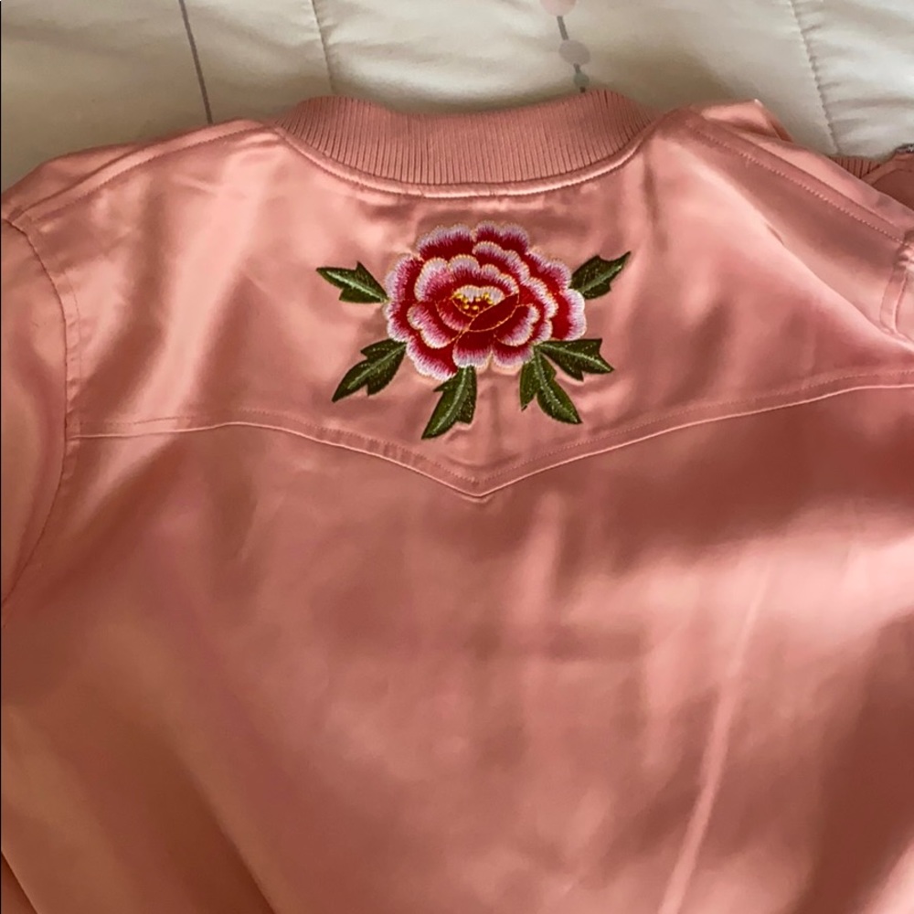 Pink silk jacket - Picture 4 of 4